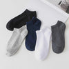 Shubhmaira Unisex Low Cut Socks (Pack of 05 Pairs), Black, White, Dark Grey, Light Grey & Navy Blue